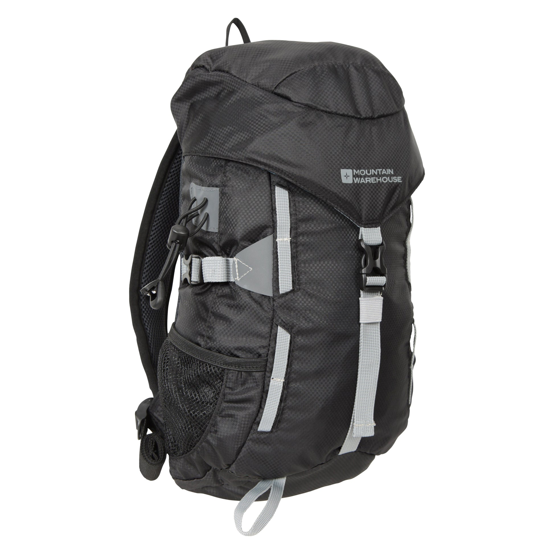Jet Black - Side - Mountain Warehouse Darwin 12L Backpack