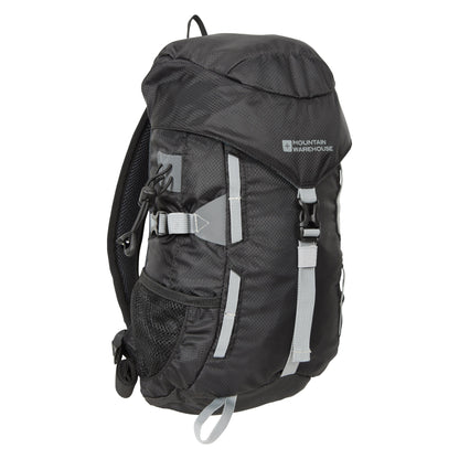 Jet Black - Side - Mountain Warehouse Darwin 12L Backpack