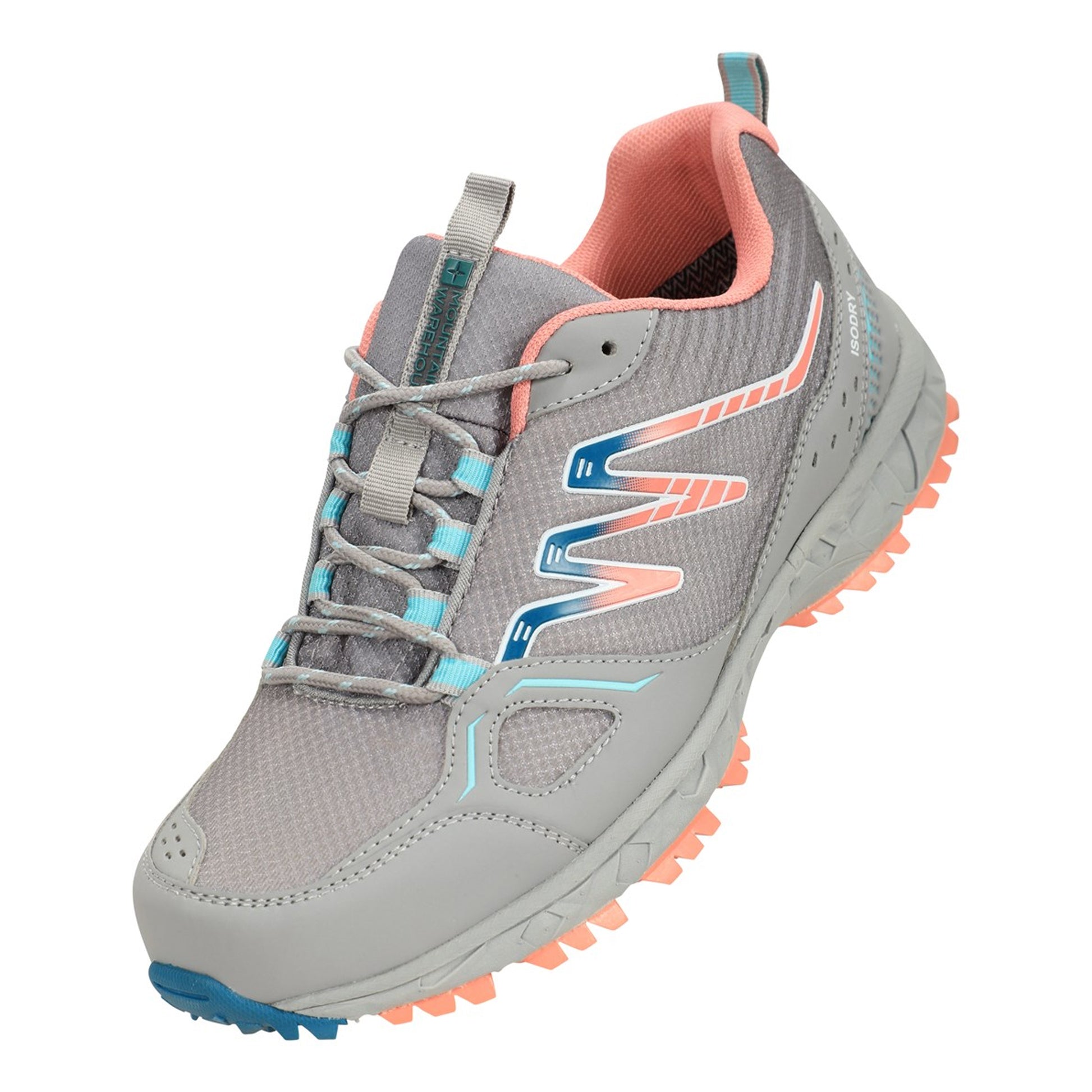 Light Grey - Front - Mountain Warehouse Womens-Ladies Lakeside Walking Shoes