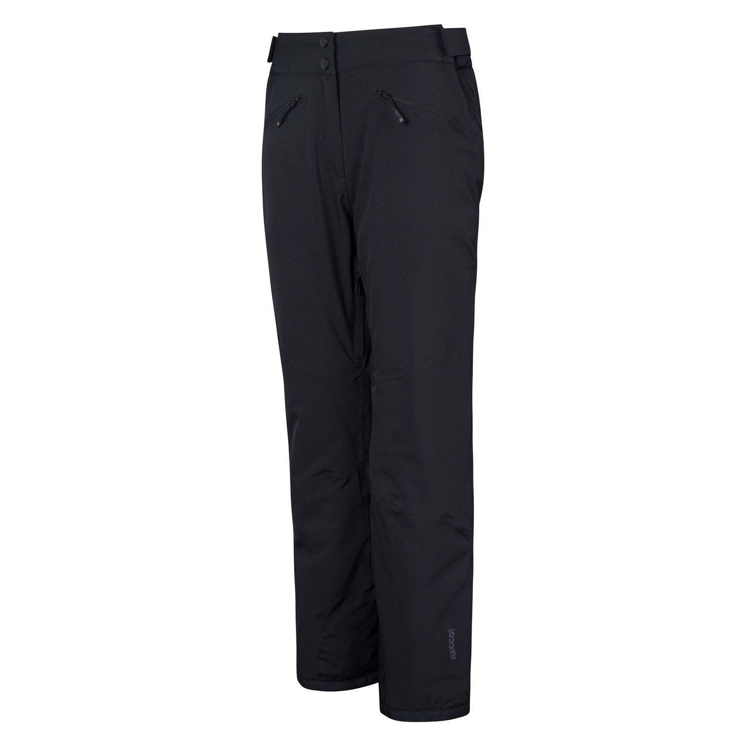 Black - Side - Mountain Warehouse Womens-Ladies Isola Extreme RECCO Ski Trousers