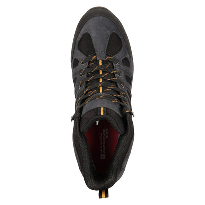 Grey - Pack Shot - Mountain Warehouse Mens Vertex Extreme Suede Waterproof Boots