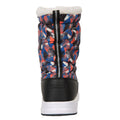 Red - Back - Mountain Warehouse Childrens-Kids Glide Adaptive Printed Snow Boots