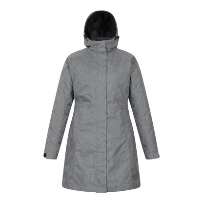 Navy - Pack Shot - Mountain Warehouse Womens-Ladies Alaskan Long 3 In 1 Jacket
