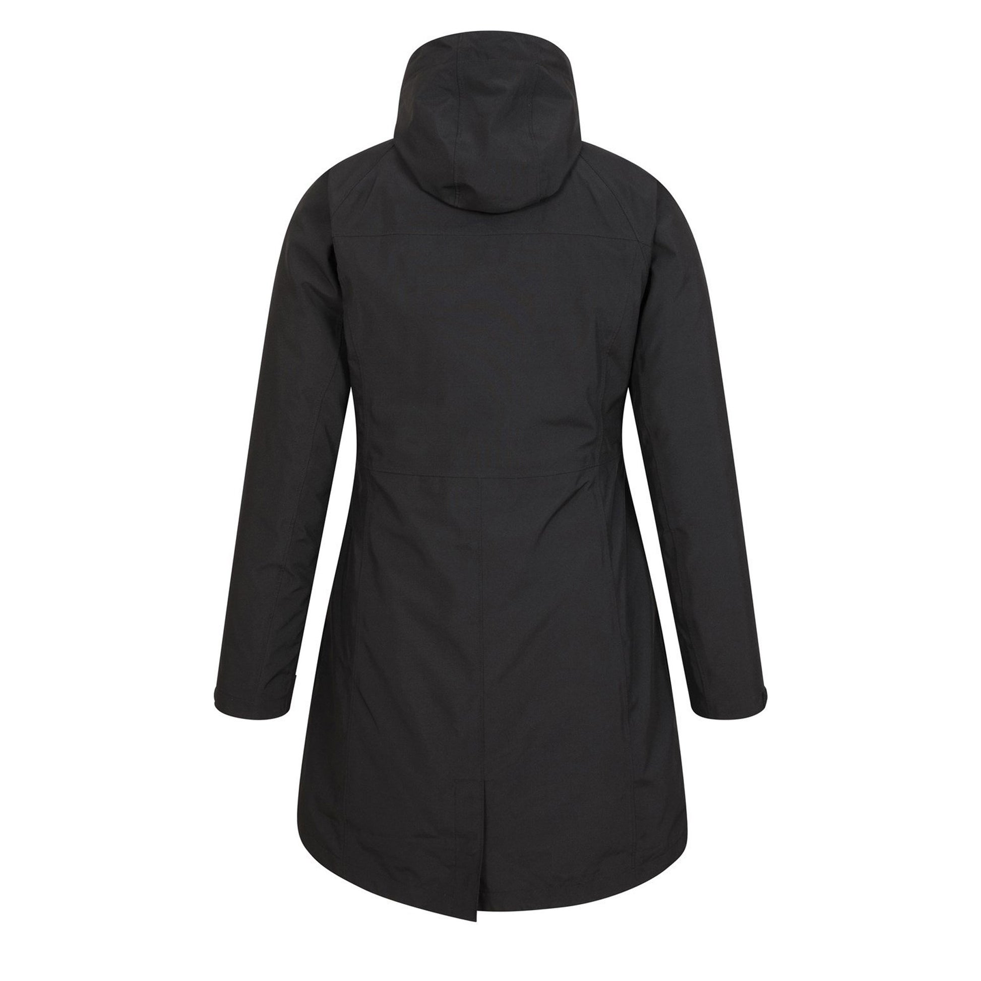Jet Black - Back - Mountain Warehouse Womens-Ladies Alaskan Long 3 In 1 Jacket