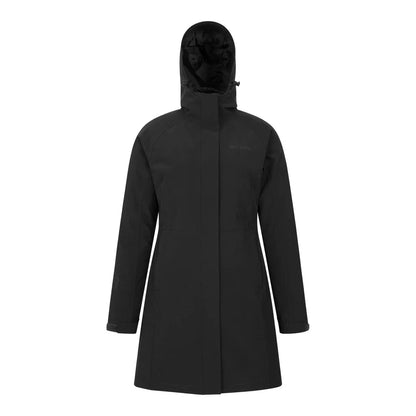 Jet Black - Side - Mountain Warehouse Womens-Ladies Alaskan Long 3 In 1 Jacket