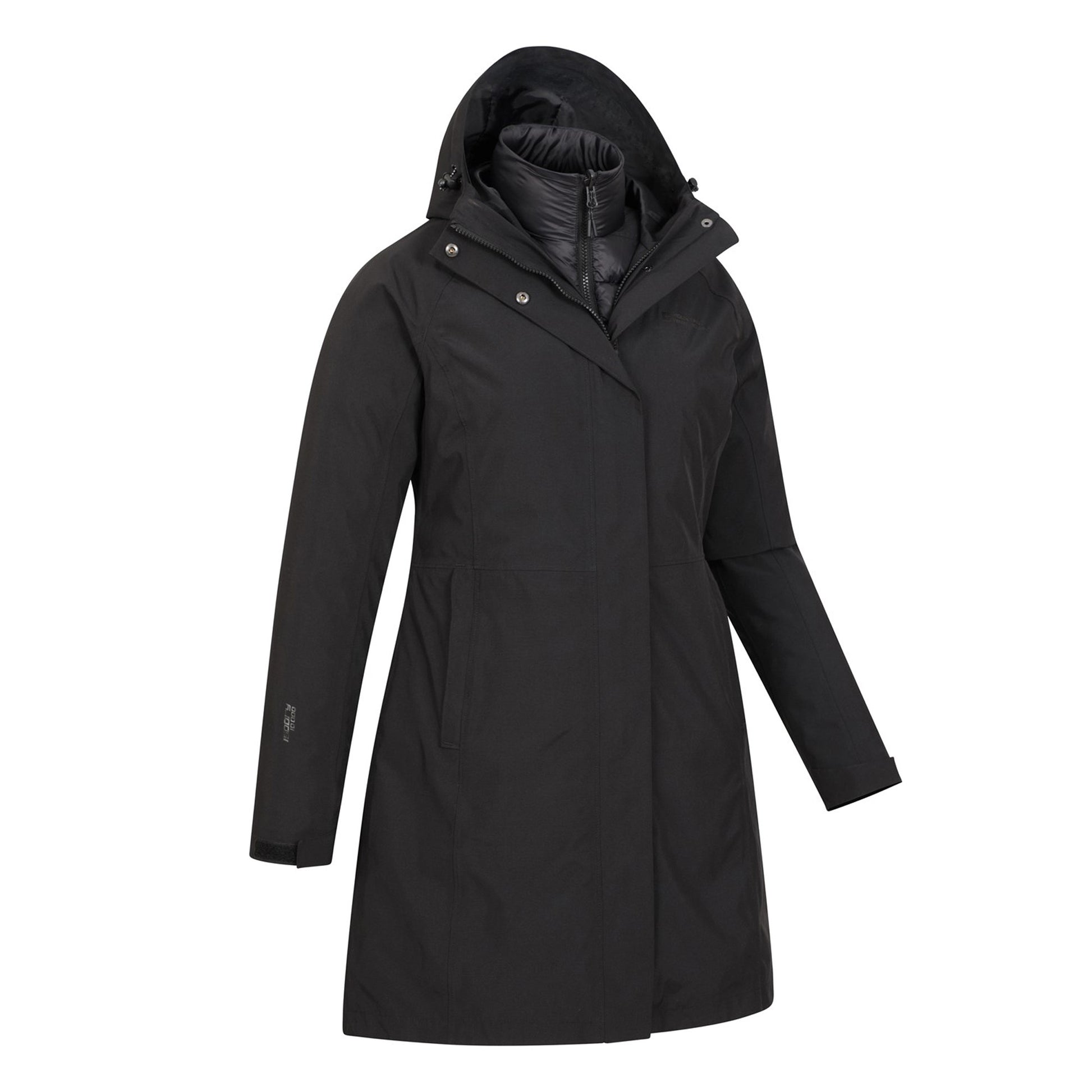 Jet Black - Lifestyle - Mountain Warehouse Womens-Ladies Alaskan Long 3 In 1 Jacket