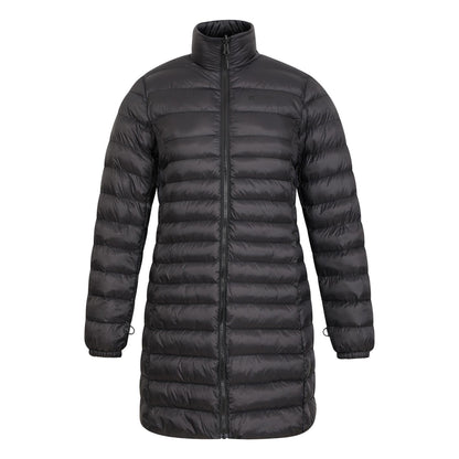 Jet Black - Close up - Mountain Warehouse Womens-Ladies Alaskan Long 3 In 1 Jacket