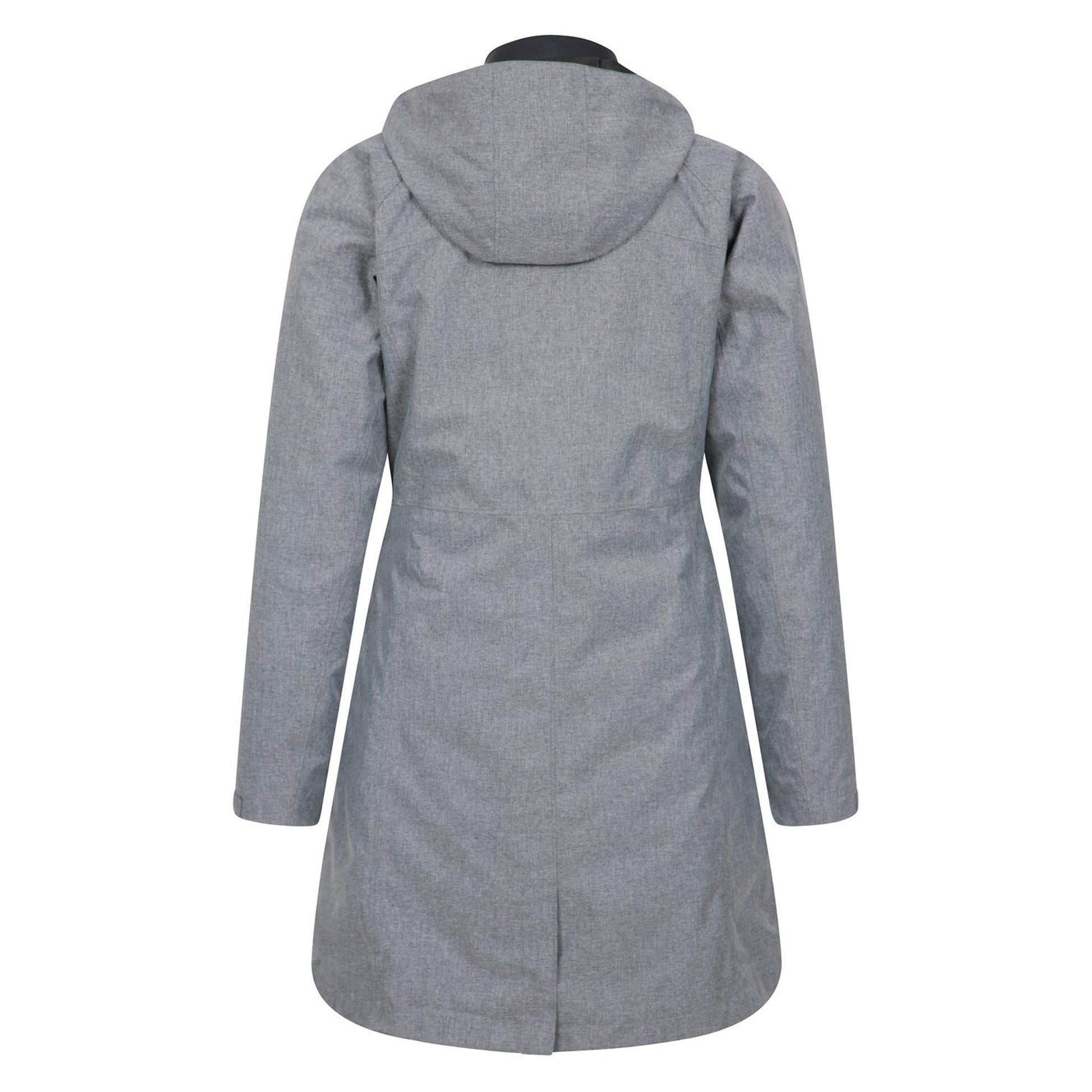 Dark Grey - Back - Mountain Warehouse Womens-Ladies Alaskan Long 3 In 1 Jacket