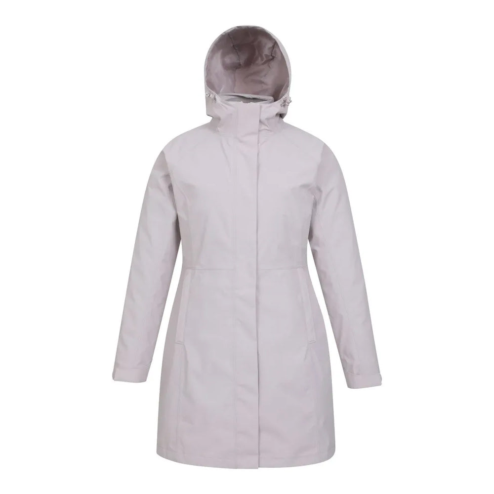Light Beige - Side - Mountain Warehouse Womens-Ladies Alaskan Long 3 In 1 Jacket