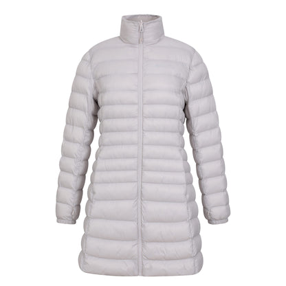 Light Beige - Close up - Mountain Warehouse Womens-Ladies Alaskan Long 3 In 1 Jacket