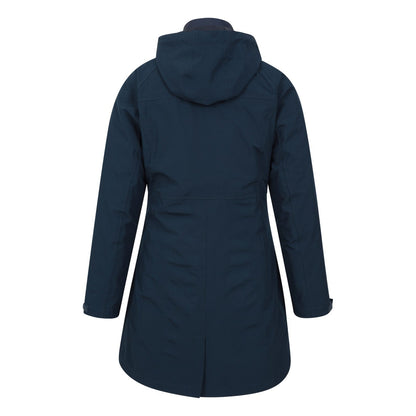 Navy - Back - Mountain Warehouse Womens-Ladies Alaskan Long 3 In 1 Jacket