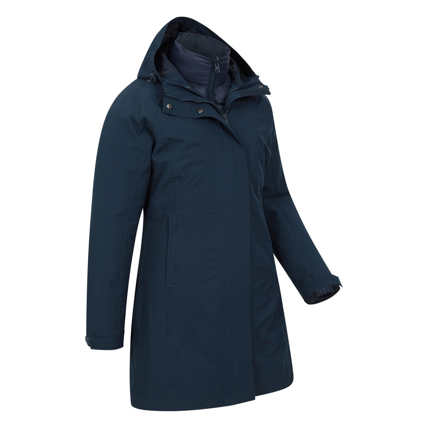 Navy - Lifestyle - Mountain Warehouse Womens-Ladies Alaskan Long 3 In 1 Jacket