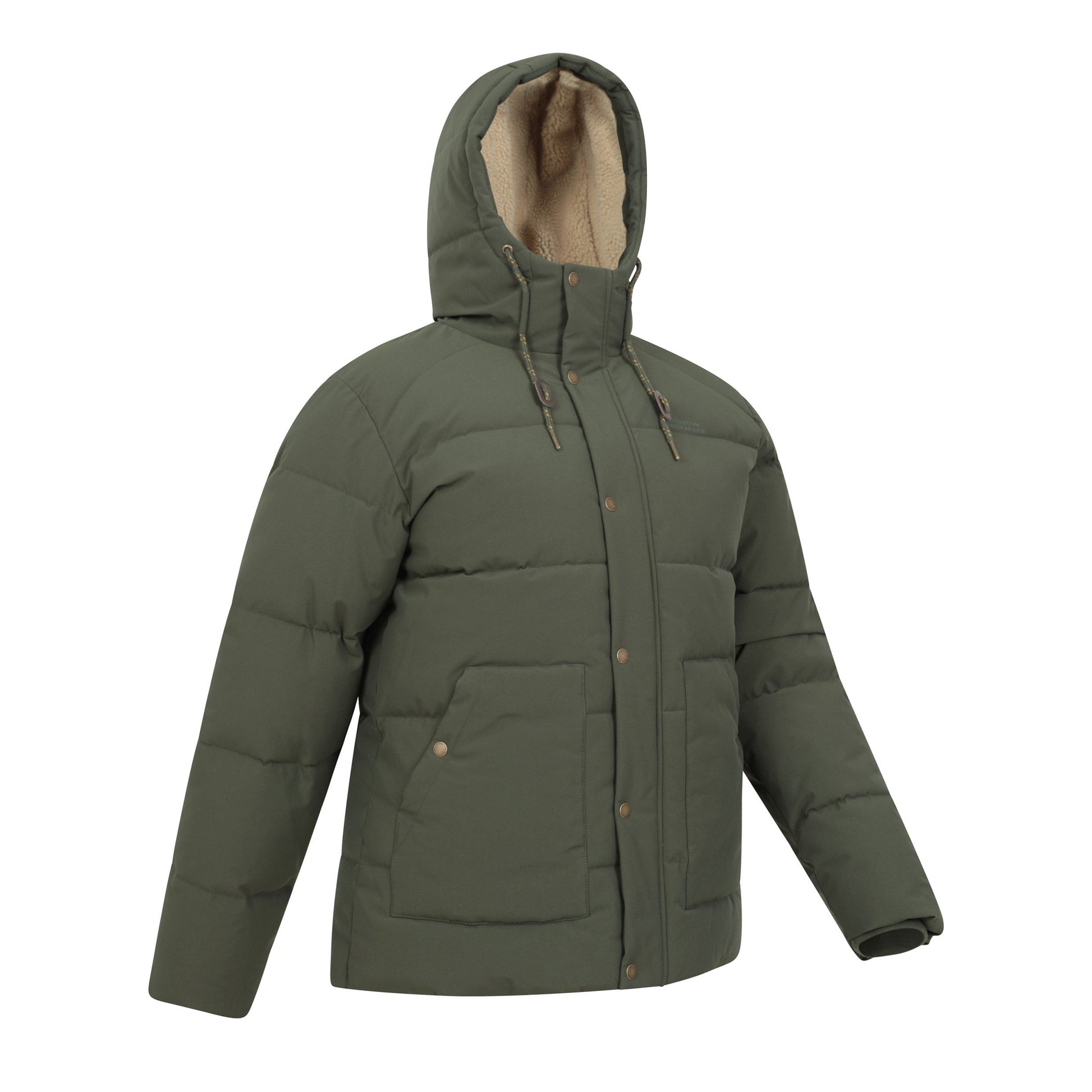 Khaki Green - Lifestyle - Mountain Warehouse Mens Manta Padded Jacket