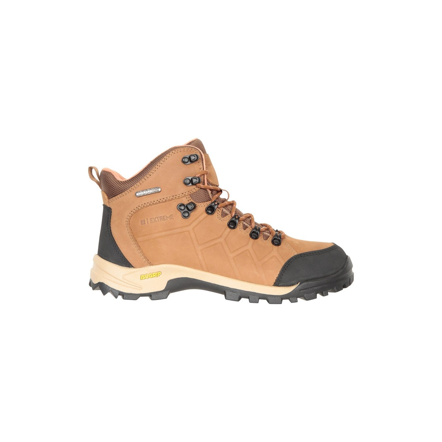 Brown - Lifestyle - Mountain Warehouse Womens-Ladies Hurricane Extreme Leather IsoGrip Boots