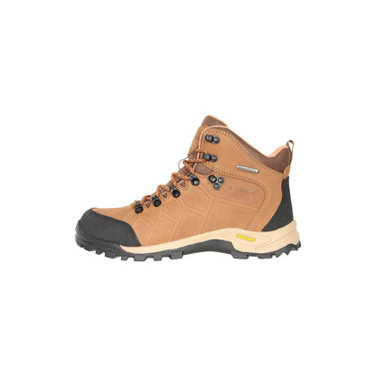 Brown - Pack Shot - Mountain Warehouse Womens-Ladies Hurricane Extreme Leather IsoGrip Boots