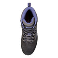 Grey-Charcoal-Purple - Pack Shot - Mountain Warehouse Womens-Ladies Storm Suede Walking Boots