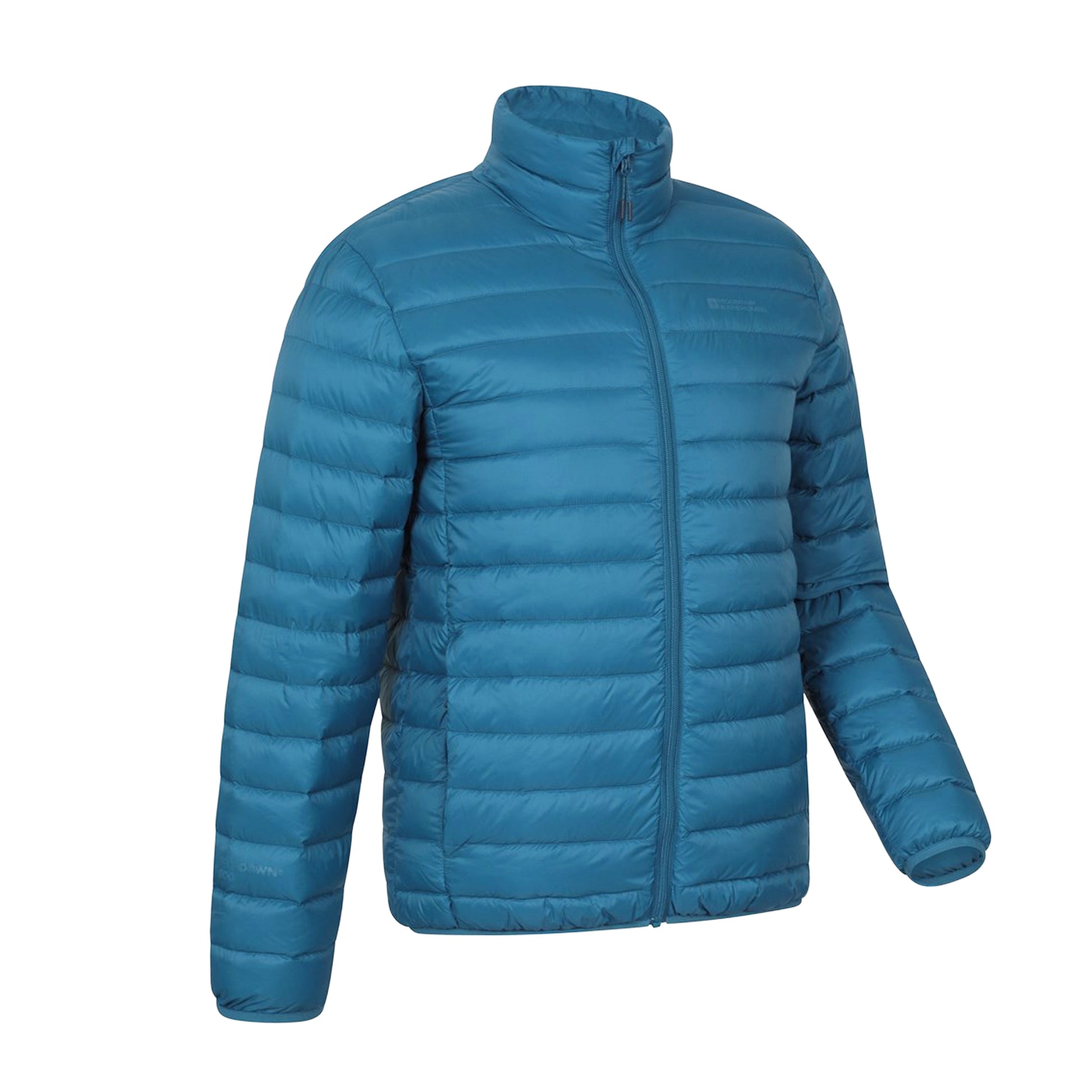 Blue - Side - Mountain Warehouse Mens Featherweight II Down Jacket