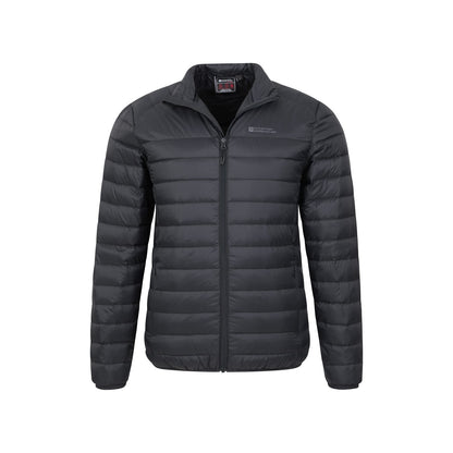 Black - Pack Shot - Mountain Warehouse Mens Featherweight II Down Jacket