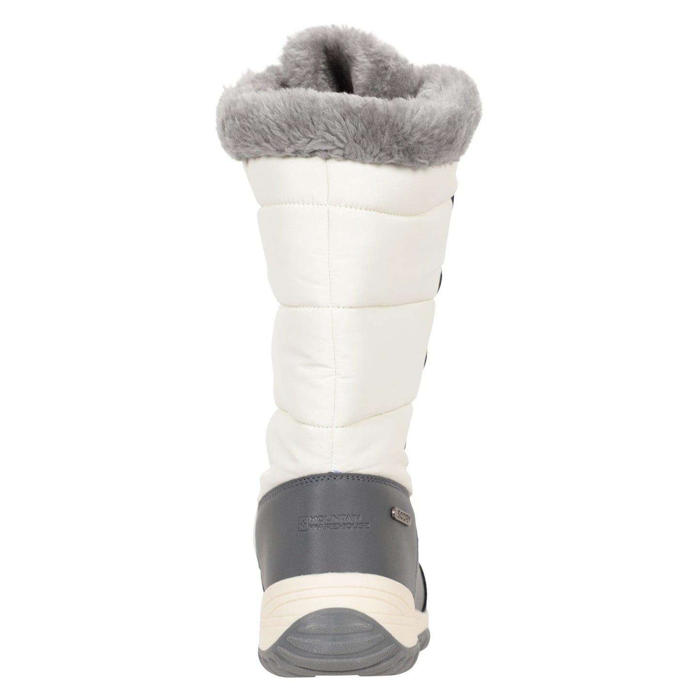 White - Back - Mountain Warehouse Womens-Ladies Snowflake Extreme Long Snow Boots