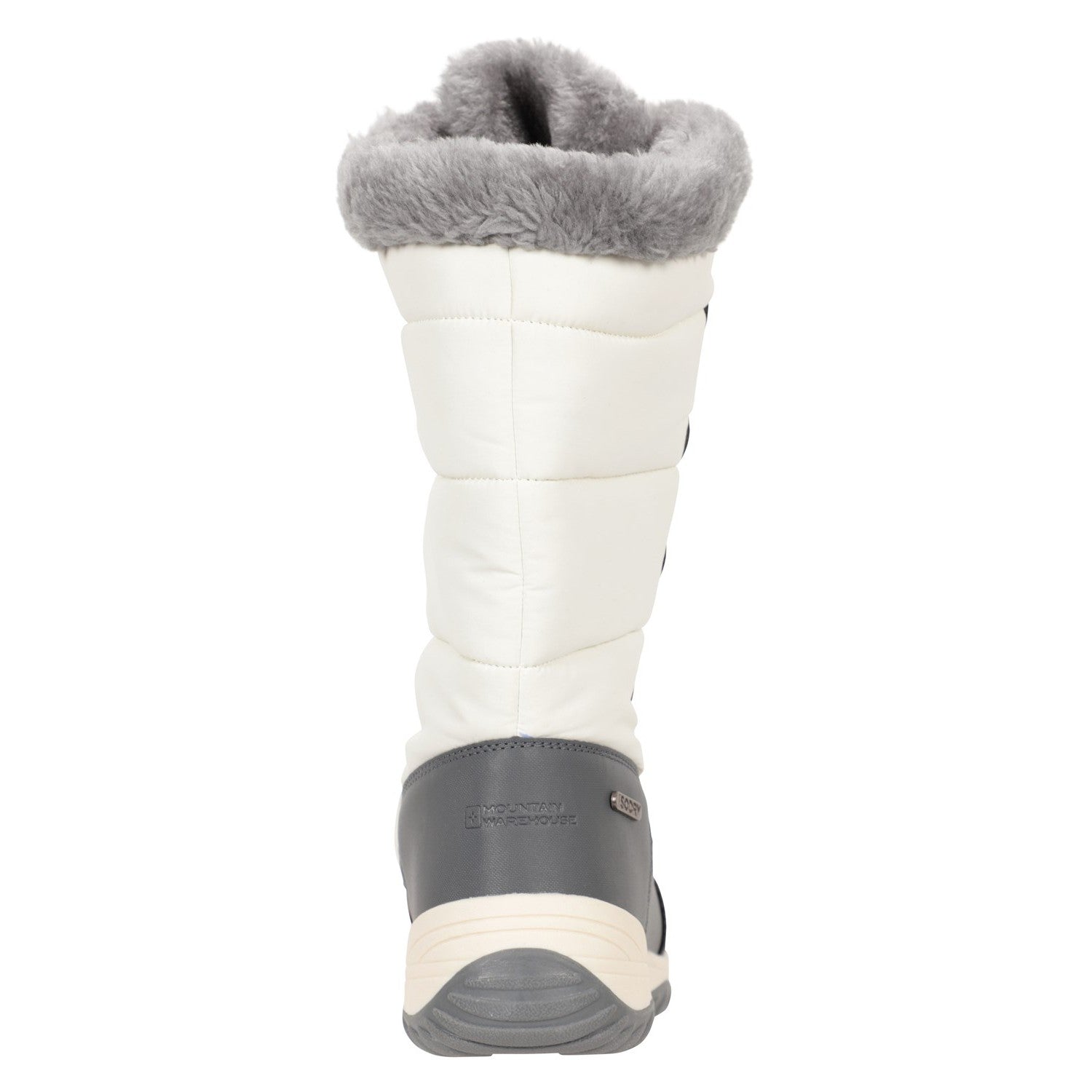 White - Back - Mountain Warehouse Womens-Ladies Snowflake Extreme Long Snow Boots