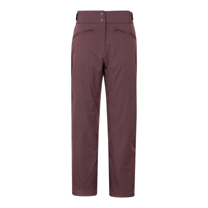 Dark Purple - Front - Mountain Warehouse Womens-Ladies Isola II RECCO Ski Trousers