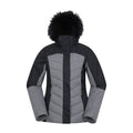 Black - Front - Mountain Warehouse Womens-Ladies Pyrenees II Padded Ski Jacket
