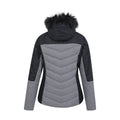 Black - Back - Mountain Warehouse Womens-Ladies Pyrenees II Padded Ski Jacket