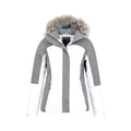 White - Pack Shot - Mountain Warehouse Womens-Ladies Pyrenees II Padded Ski Jacket