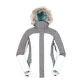 White - Front - Mountain Warehouse Womens-Ladies Pyrenees II Padded Ski Jacket