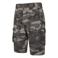 Black - Side - Mountain Warehouse Mens Camo Cargo Shorts