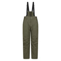 Green - Close up - Mountain Warehouse Mens Camo Ski Jacket & Trousers