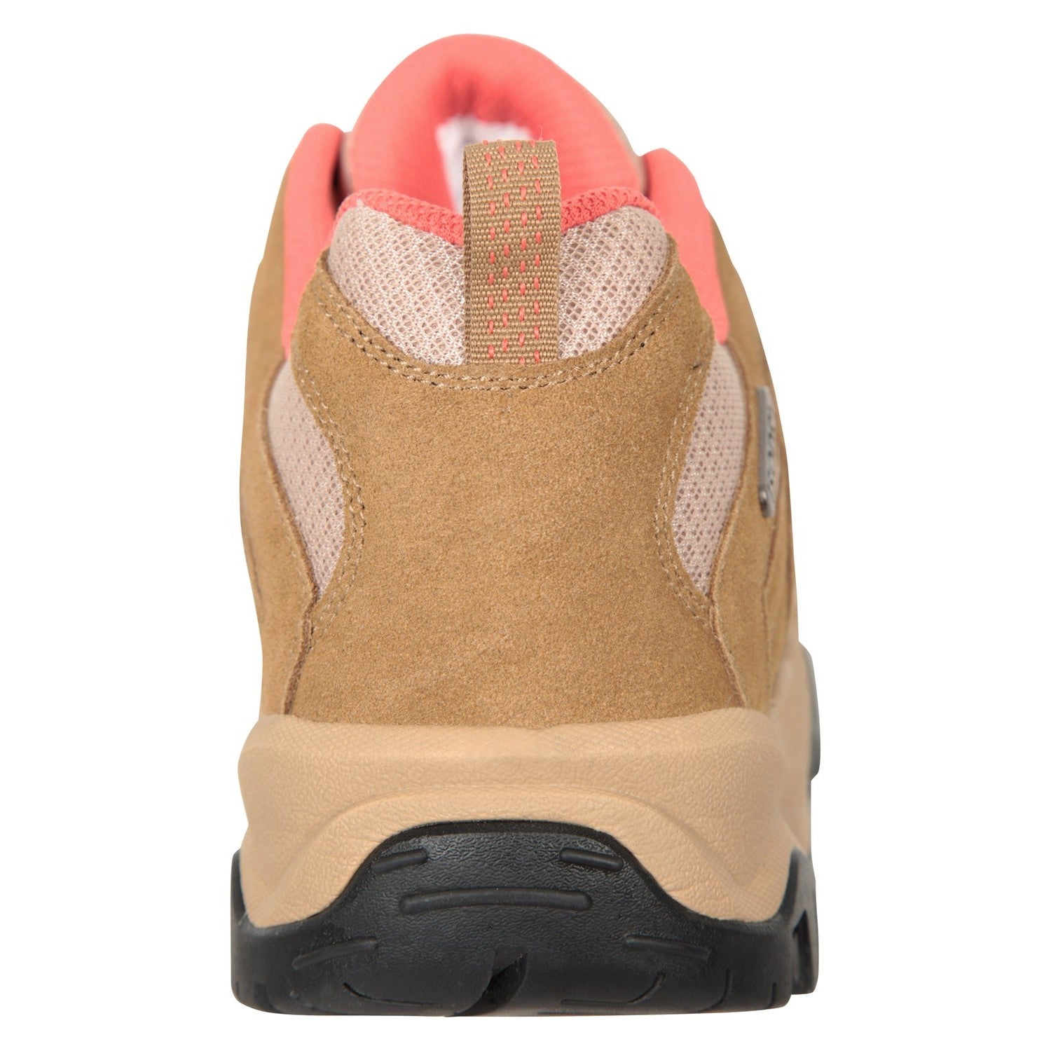 Light Brown - Back - Mountain Warehouse Womens-Ladies Voyage Suede Waterproof Walking Shoes
