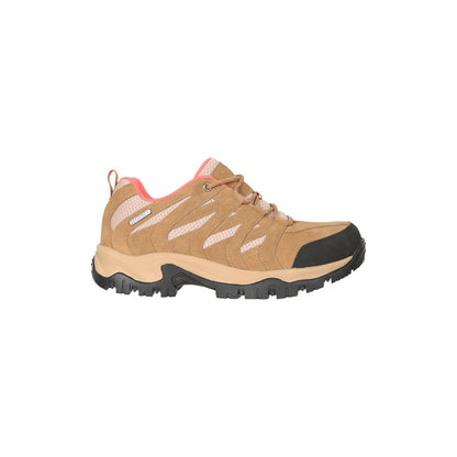 Light Brown - Lifestyle - Mountain Warehouse Womens-Ladies Voyage Suede Waterproof Walking Shoes