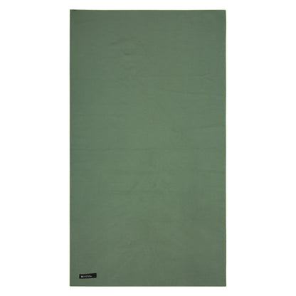 Khaki Green - Side - Mountain Warehouse Giant Ribbed Towel