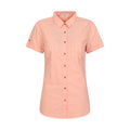 Coral - Front - Mountain Warehouse Womens-Ladies Coconut Short-Sleeved Shirt