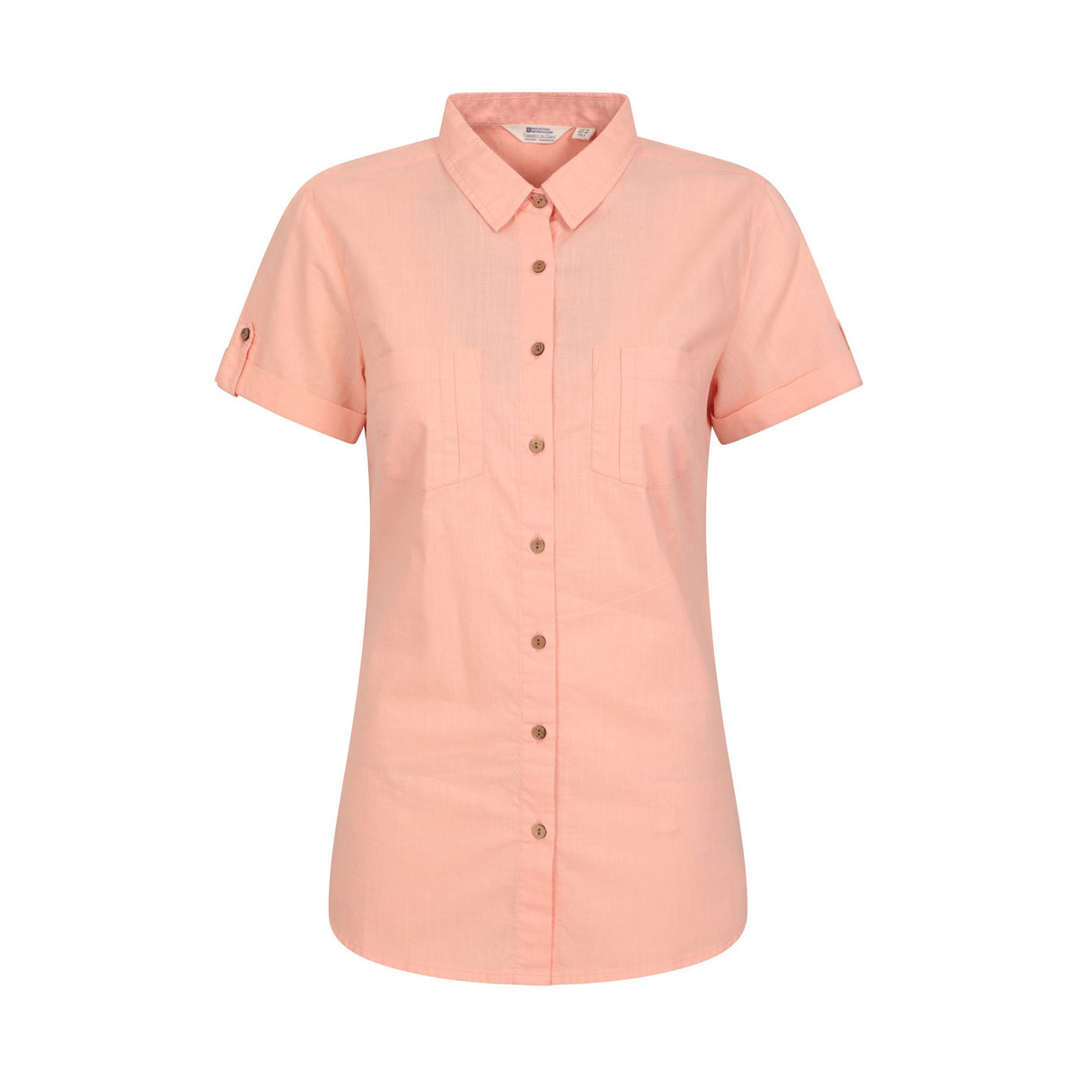 Coral - Front - Mountain Warehouse Womens-Ladies Coconut Short-Sleeved Shirt