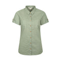 Light Khaki - Front - Mountain Warehouse Womens-Ladies Coconut Short-Sleeved Shirt