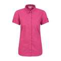 Bright Pink - Front - Mountain Warehouse Womens-Ladies Coconut Short-Sleeved Shirt
