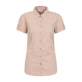 Beige - Front - Mountain Warehouse Womens-Ladies Coconut Short-Sleeved Shirt