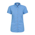 Bright Blue - Front - Mountain Warehouse Womens-Ladies Coconut Short-Sleeved Shirt