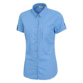Bright Blue - Side - Mountain Warehouse Womens-Ladies Coconut Short-Sleeved Shirt