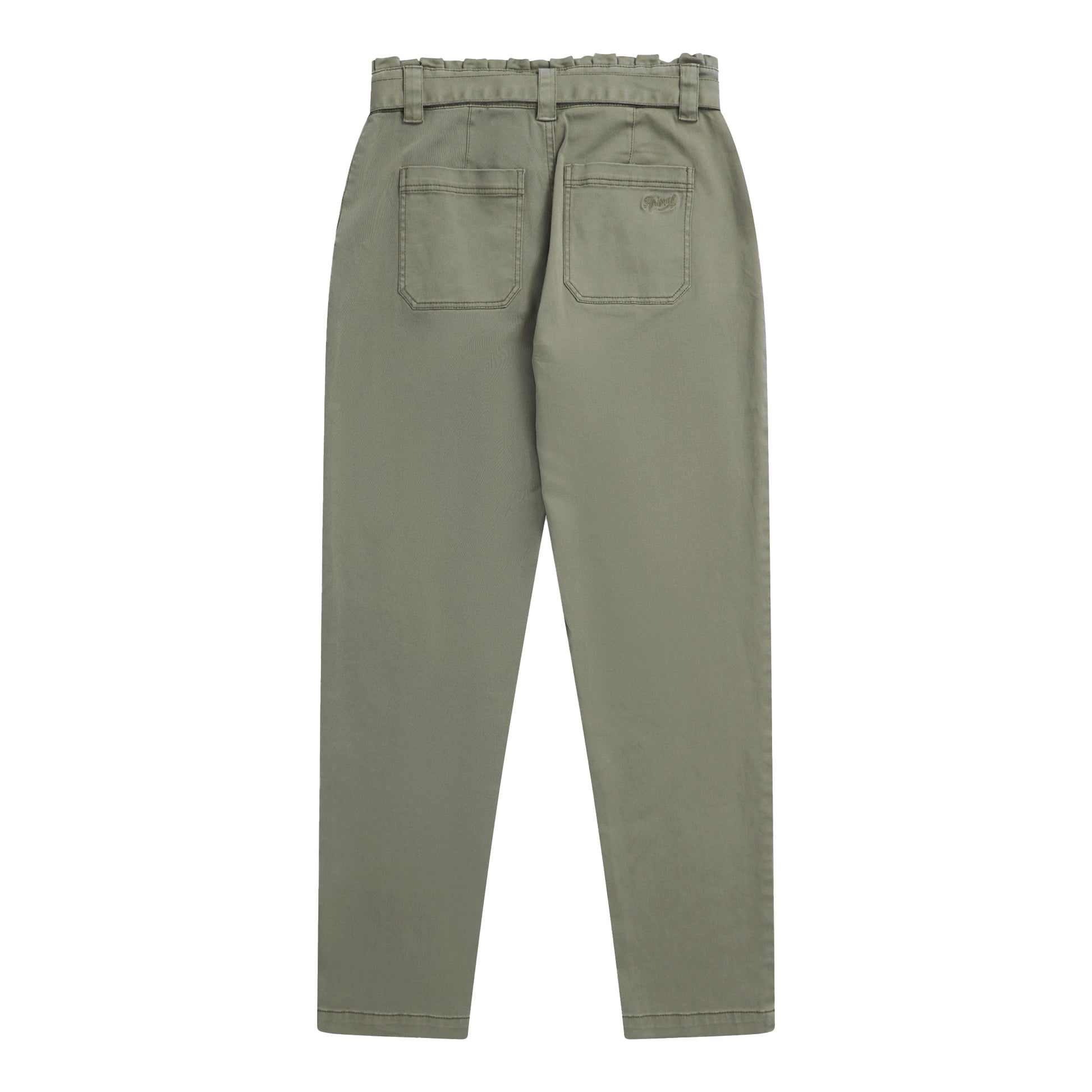 Khaki Green - Back - Animal Womens-Ladies Loren Organic Trousers