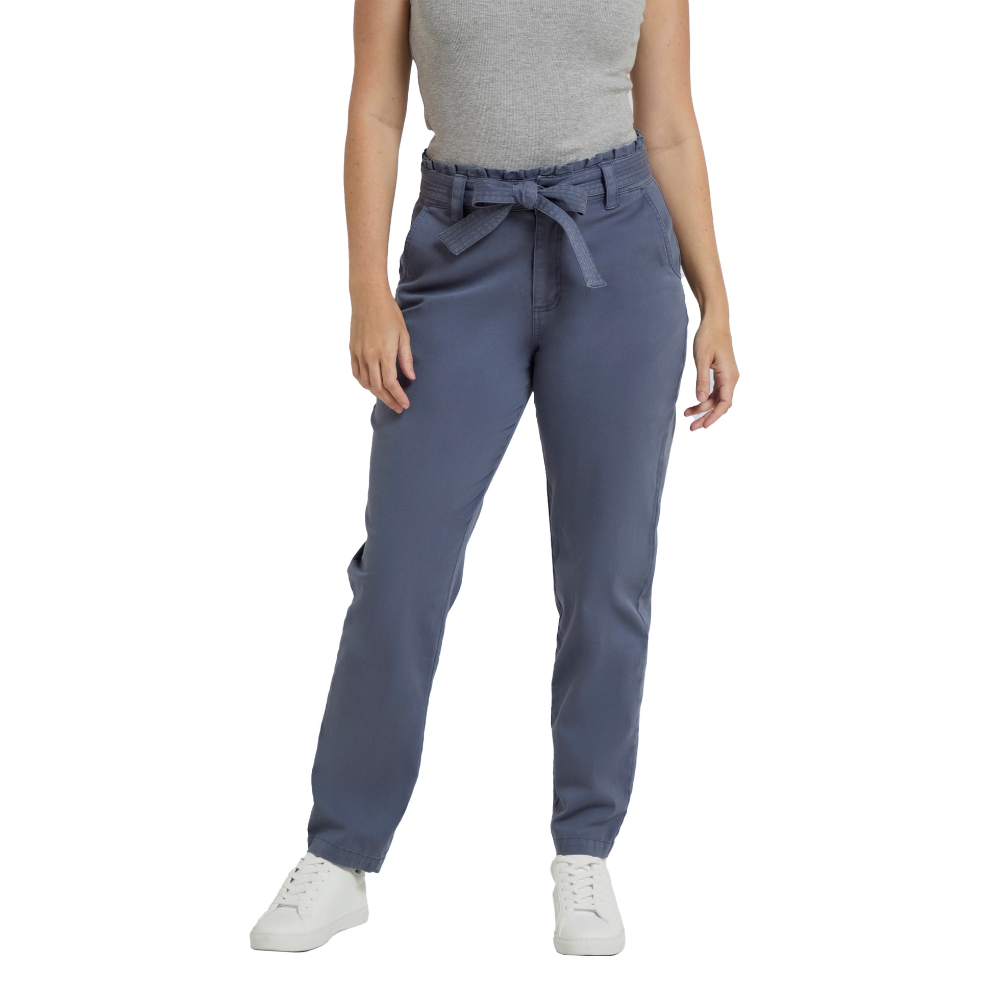 Khaki Green - Pack Shot - Animal Womens-Ladies Loren Organic Trousers