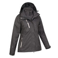 Black - Lifestyle - Mountain Warehouse Womens-Ladies Bracken Melange 3 in 1 Jacket