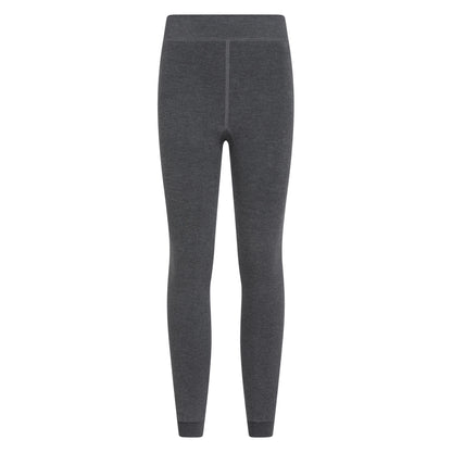 Charcoal - Back - Mountain Warehouse Womens-Ladies Fleece Lined Thermal Leggings (Pack of 2)