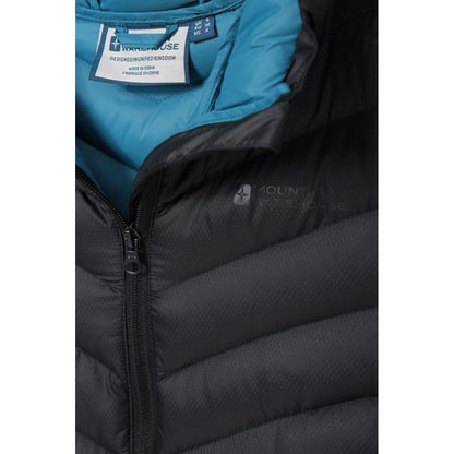 Black - Close up - Mountain Warehouse Womens-Ladies Seasons Padded Jacket