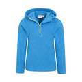 Cobalt - Pack Shot - Mountain Warehouse Childrens-Kids Camber II Fleece Hoodie