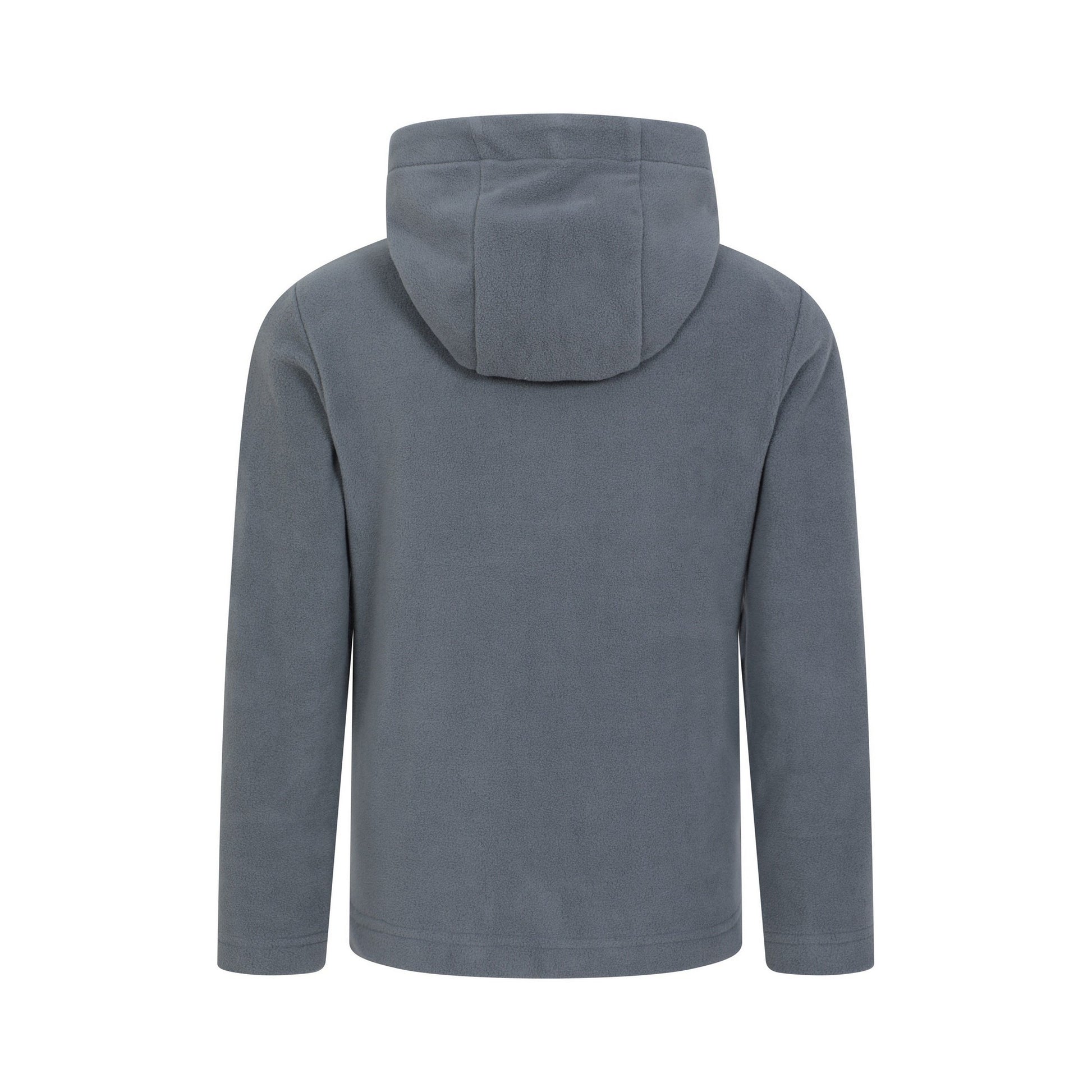 Grey - Back - Mountain Warehouse Childrens-Kids Camber II Fleece Hoodie