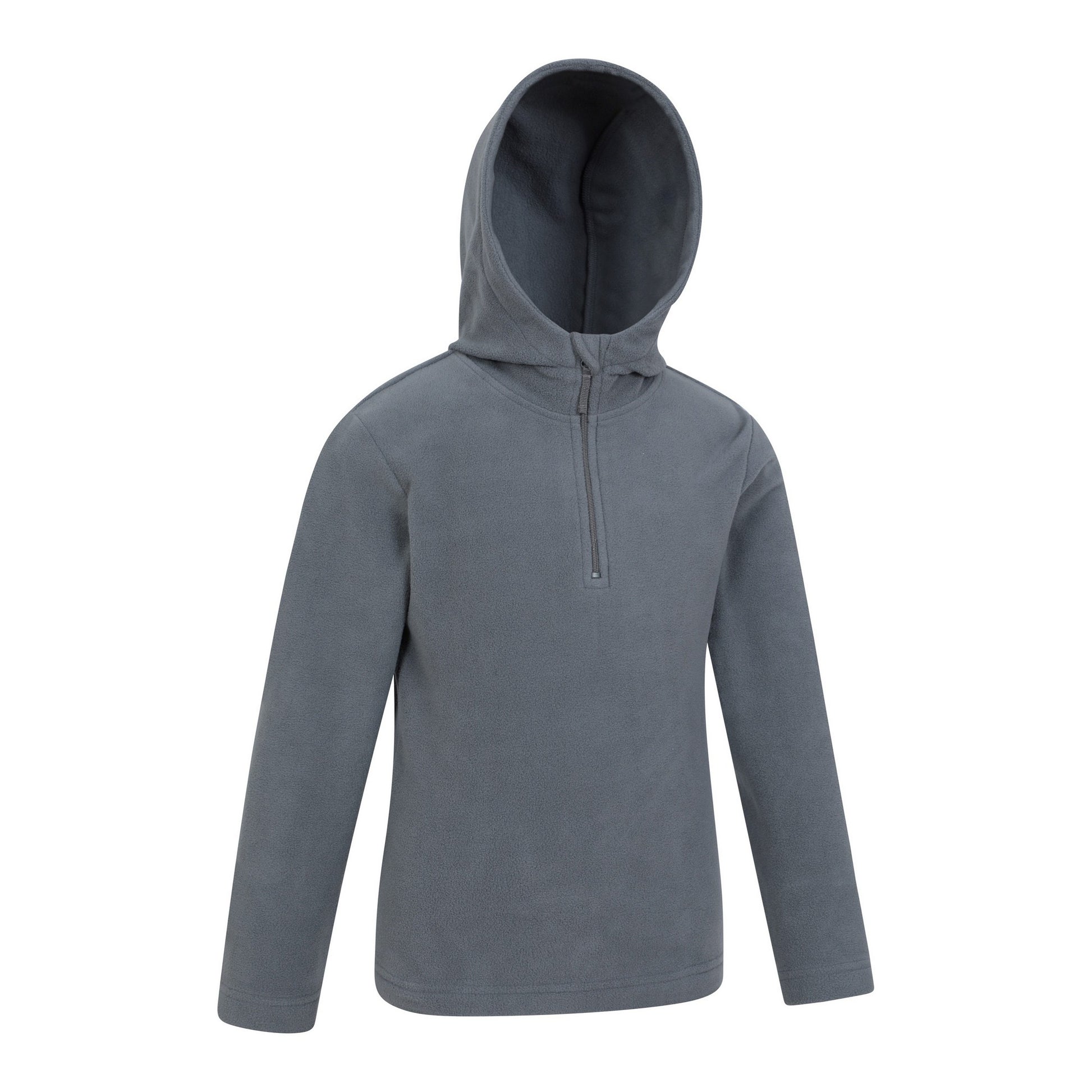 Grey - Lifestyle - Mountain Warehouse Childrens-Kids Camber II Fleece Hoodie