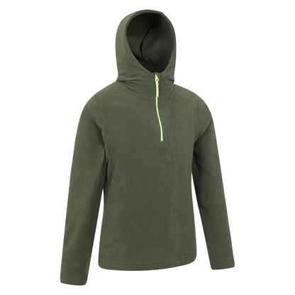 Khaki Brown - Lifestyle - Mountain Warehouse Childrens-Kids Camber II Fleece Hoodie